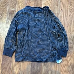 Polo Ralph Lauren Navy Striped Long Sleeve Tee